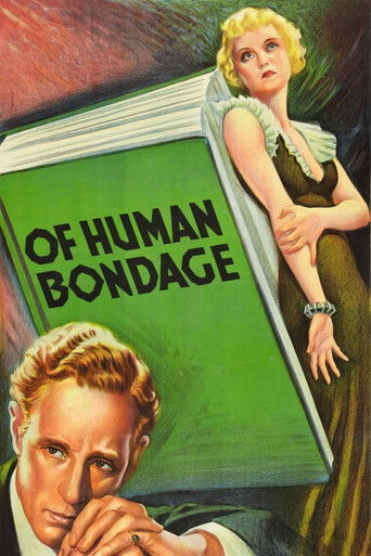 Of Human Bondage (1934) movie poster