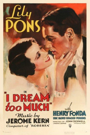 I Dream Too Much poster