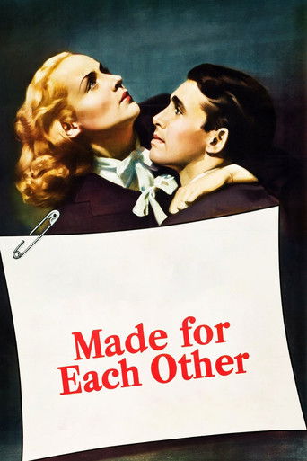 Made for Each Other (1939) movie poster