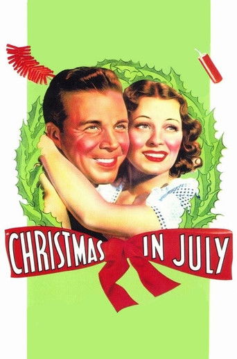 Christmas in July (1940) movie poster