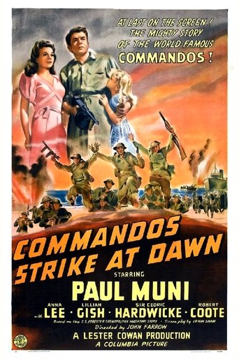 Commandos Strike at Dawn poster