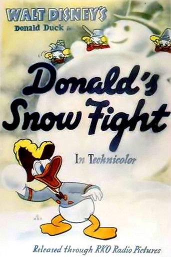 Donald's Snow Fight (1942) movie poster