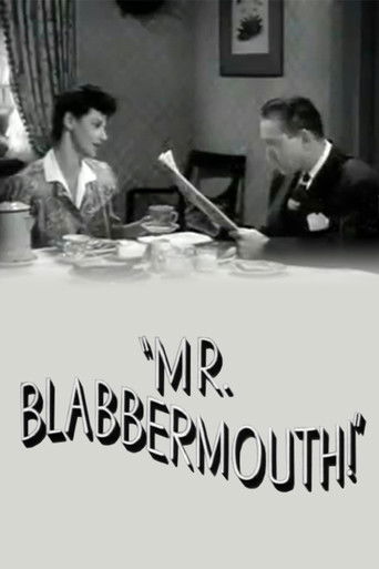 Mr. Blabbermouth! (1942) movie poster