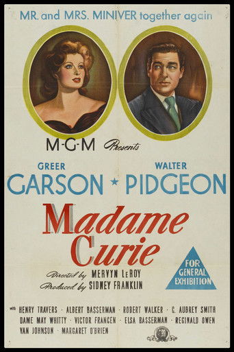 Madame Curie (1943) movie poster