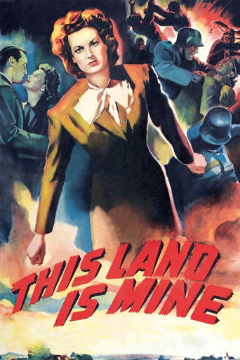 This Land Is Mine (1943) movie poster