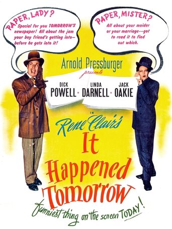 It Happened Tomorrow (1944) movie poster