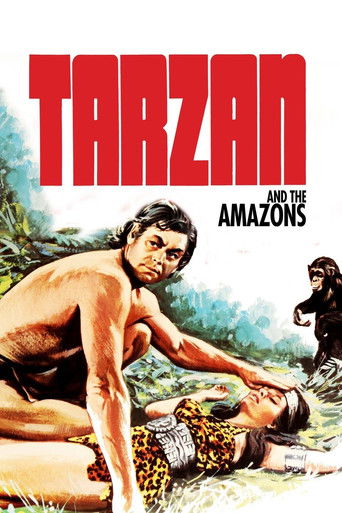 Tarzan and the Amazons (1945) movie poster