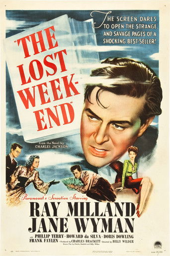 The Lost Weekend (1945) movie poster