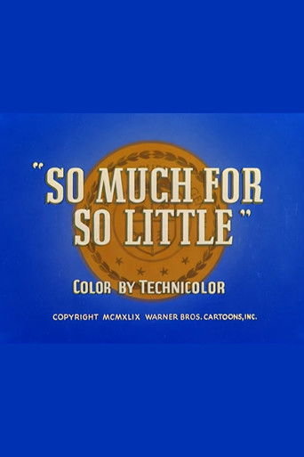 So Much for So Little (1949) movie poster