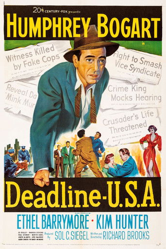 Deadline - U.S.A. (1952) movie poster