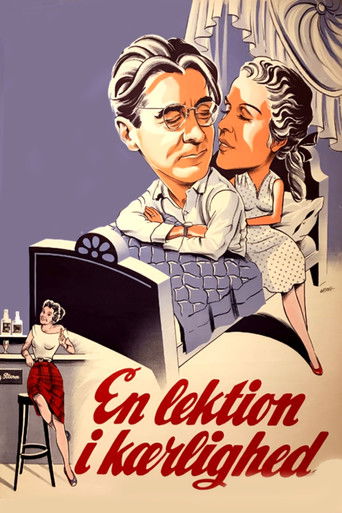 A Lesson in Love (1954) movie poster