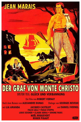 The Count of Monte Cristo (1954) movie poster