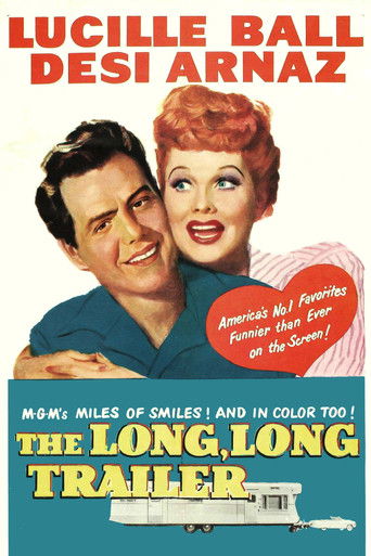 The Long, Long Trailer (1954) movie poster