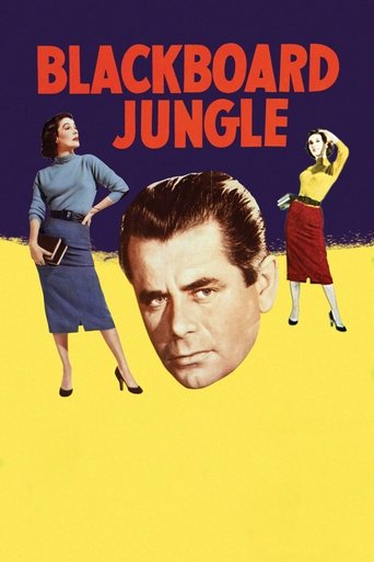 Blackboard Jungle (1955) movie poster