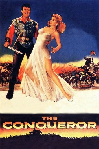 The Conqueror (1956) movie poster
