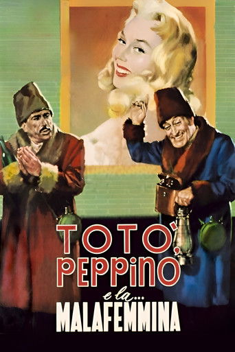Toto, Peppino, and the Hussy (1956) movie poster