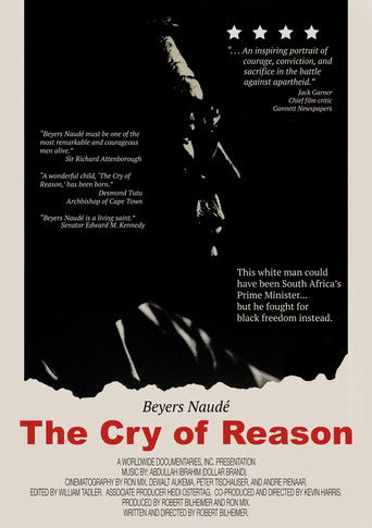 The Cry of Reason: Beyers Naude – An Afrikaner Speaks Out poster