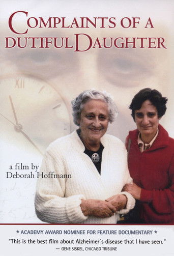 Complaints of a Dutiful Daughter poster
