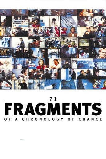 71 Fragments of a Chronology of Chance (1995) movie poster