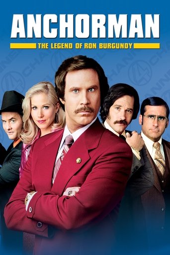 Anchorman: The Legend of Ron Burgundy (2004) movie poster