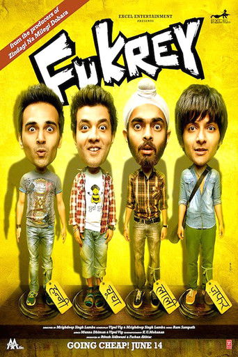 Fukrey (2013) movie poster