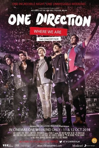 One Direction: Where We Are - The Concert Film (2014) movie poster