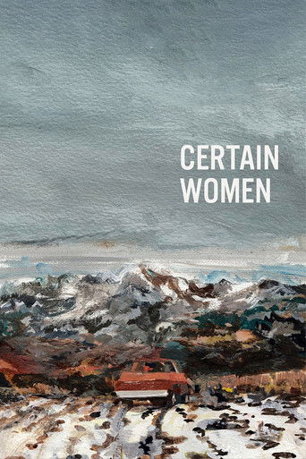 Certain Women (2016) movie poster