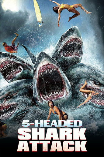 5-Headed Shark Attack (2017) movie poster