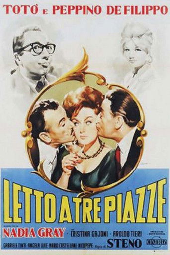 Letto a tre piazze (1960) movie poster