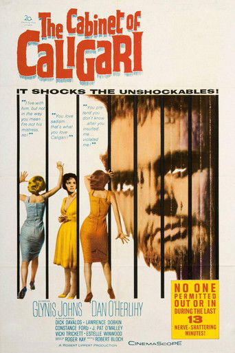 The Cabinet of Caligari (1962) movie poster