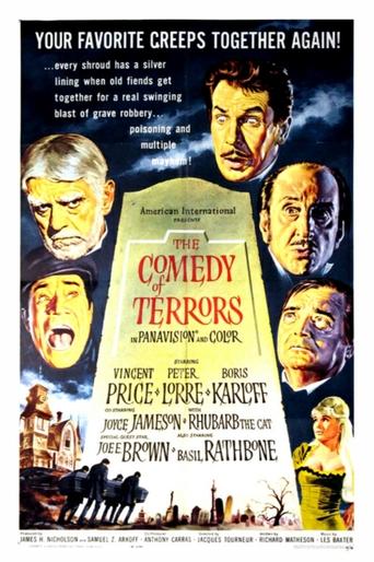 The Comedy of Terrors (1964) movie poster