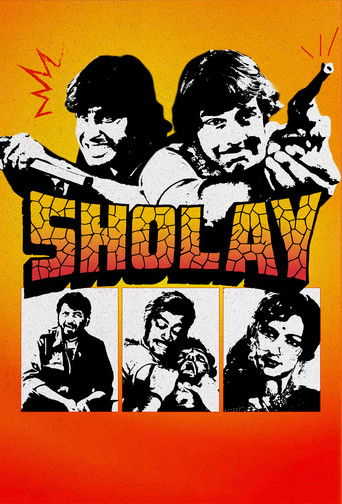 Sholay (1975) movie poster
