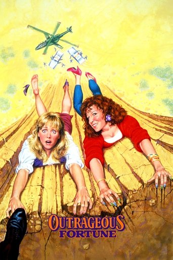 Outrageous Fortune (1987) movie poster