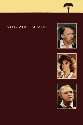 A Dry White Season (1989) movie poster
