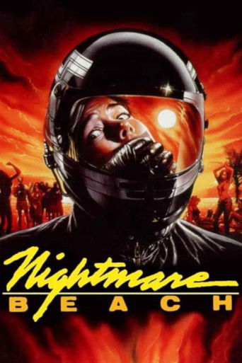 Nightmare Beach (1989) movie poster