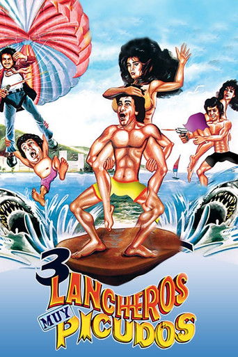 Tres lancheros muy picudos (1989) movie poster