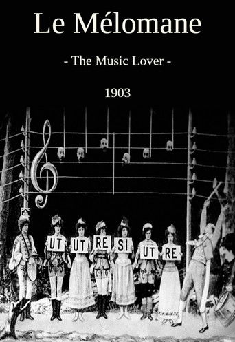 The Melomaniac (1903) movie poster