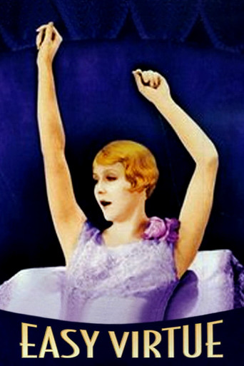 Easy Virtue (1928) movie poster